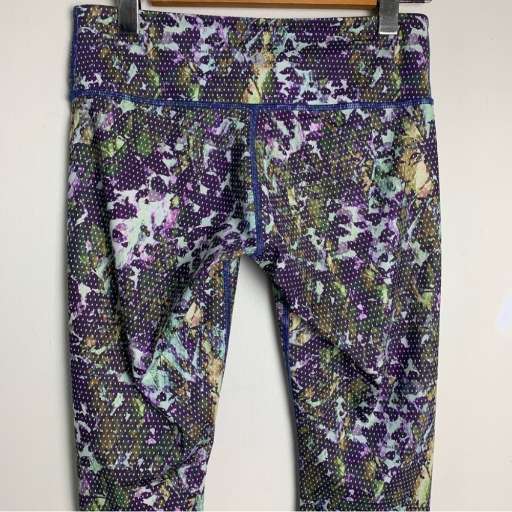 Lululemon Athletica Wunder Under Iris Full Length Leggings Women's Size 8 - Picture 5 of 9